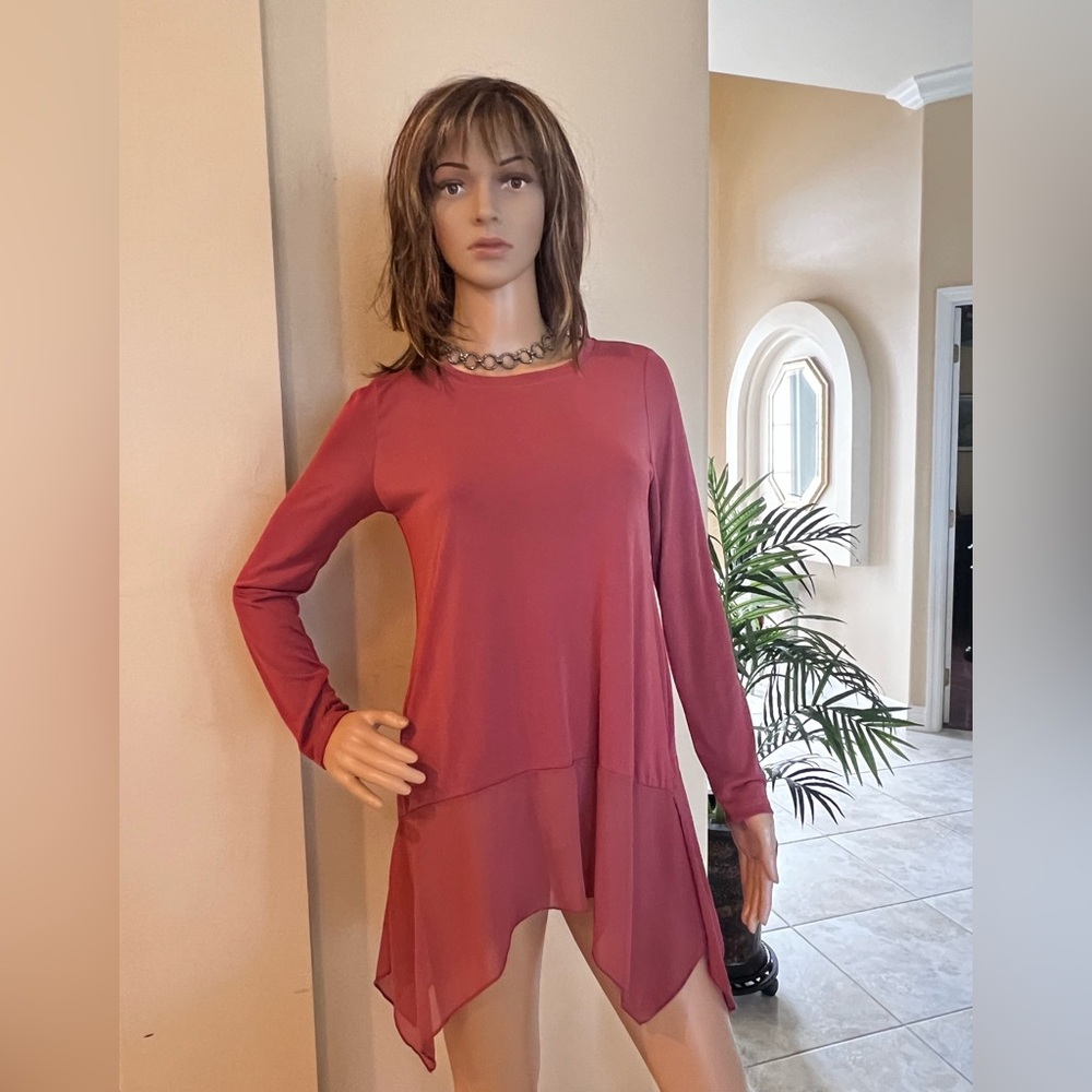 Soft Surroundings Elegant Rose Tunic